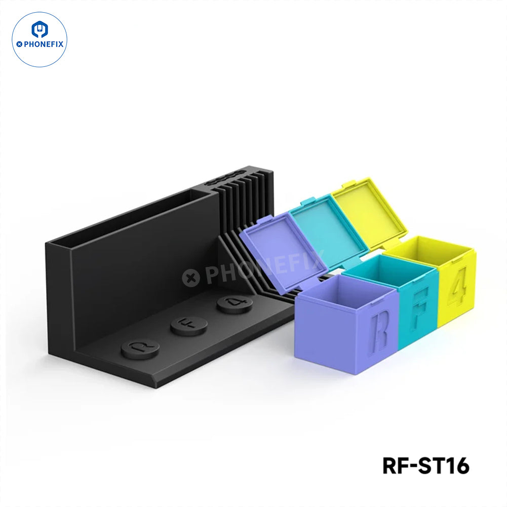RF4 RF-ST15 RF-ST16 Multifunctional Screwdriver Storage Rack with Stencil Solder Paste Storage Function for Mobile Phone Welding Repair - CHINA PHONEFIX SHOP Team