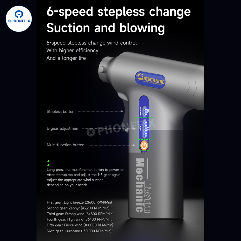 MECHANIC DB10 Turbo Blowing Suction Machine for Phone Repair