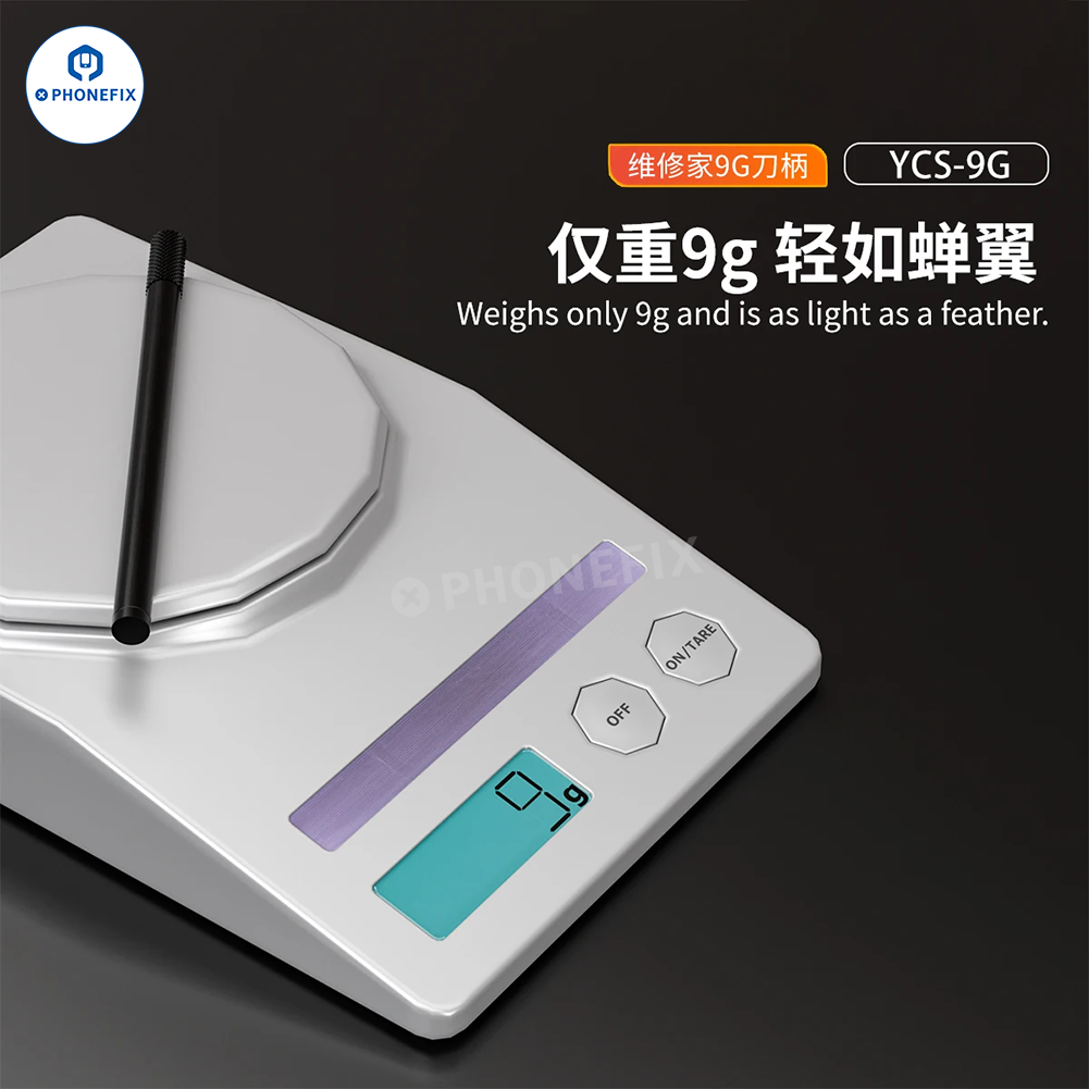 YCS 9G Non-slip Handle with Blade for Phone CPU Chip Glue Removal