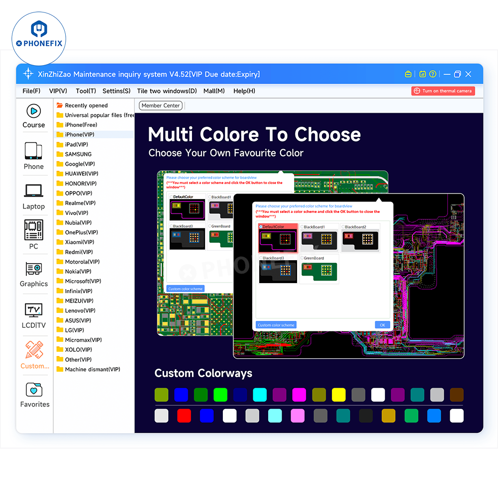 Online Drawing XZZ Schematic Diagrams Tool for Mobile Phone Repair