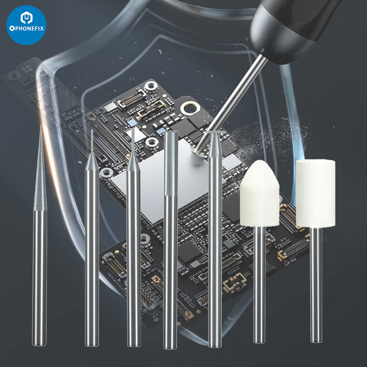 इलेक्ट्रिक पॉलिशिंग पेन के लिए यूनिवर्सल ग्राइंडिंग हेड रिप्लेसमेंट