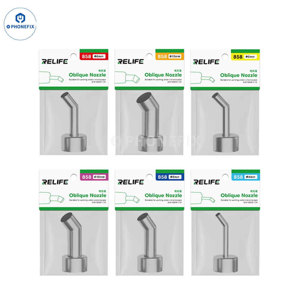 RELIFE 861 857 858 Series Oblique Nozzles for Hot Air Rework Station