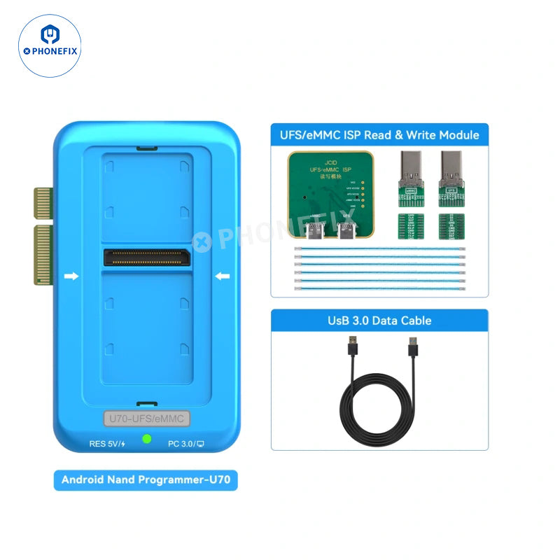 JCID U70 Gen2 Android Nand Programmer for UFS/eMMC/ISP IC Repair - CHINA PHONEFIX SHOP Team
