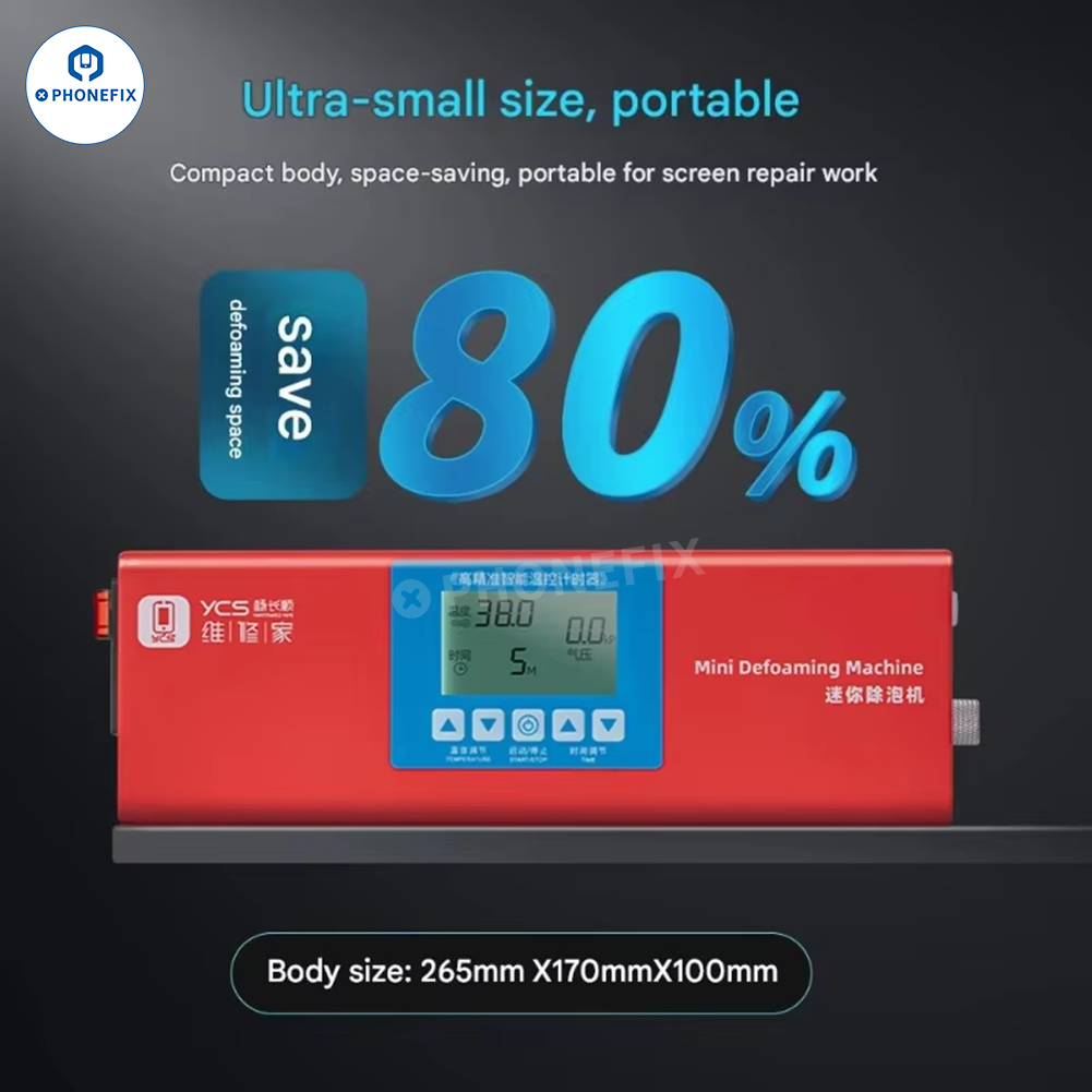 YCS Laminating Bubble Removal Phone Screen Refurbishment Machine