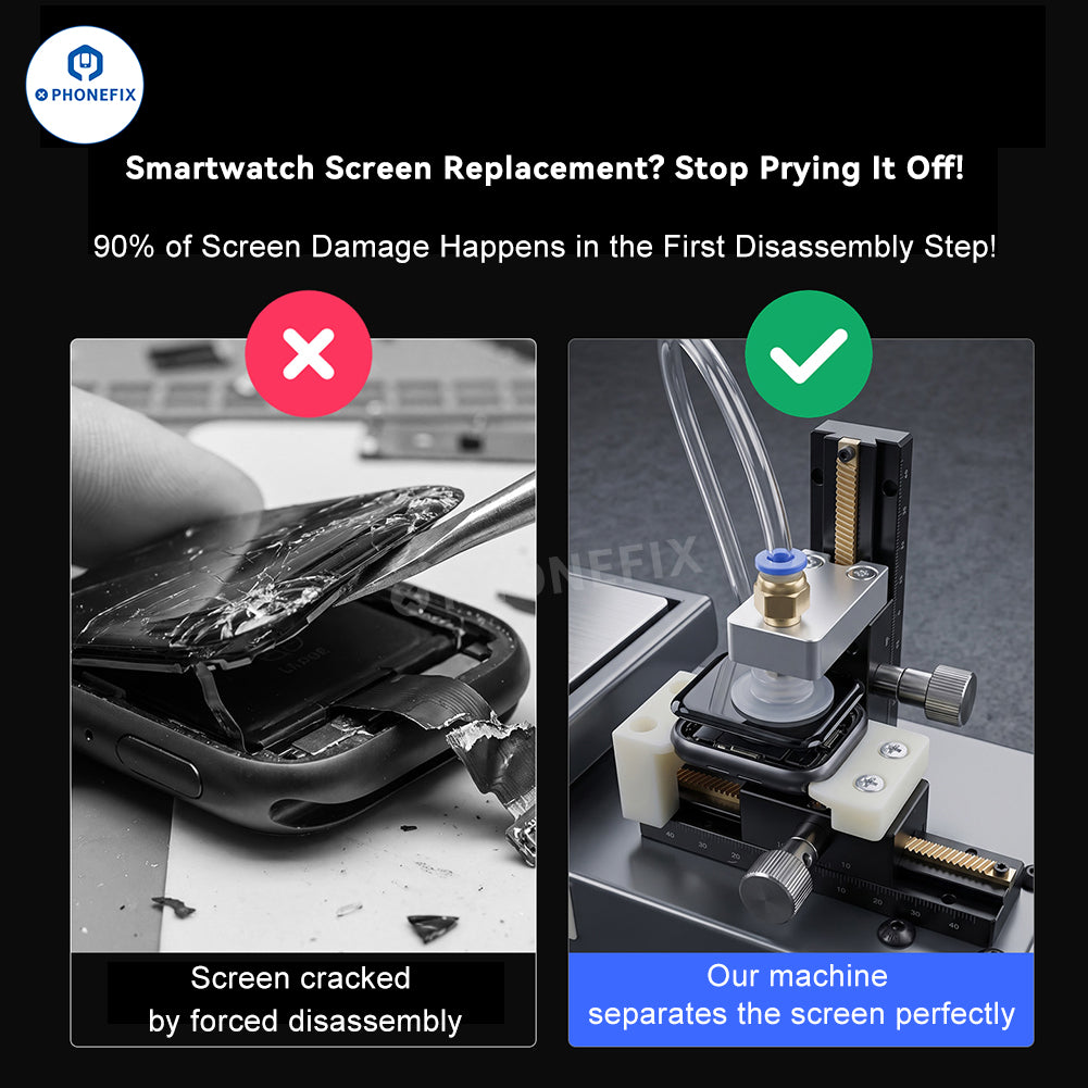 HMT Apple Watch Screen Heating Separator - Vacuum Adsorption