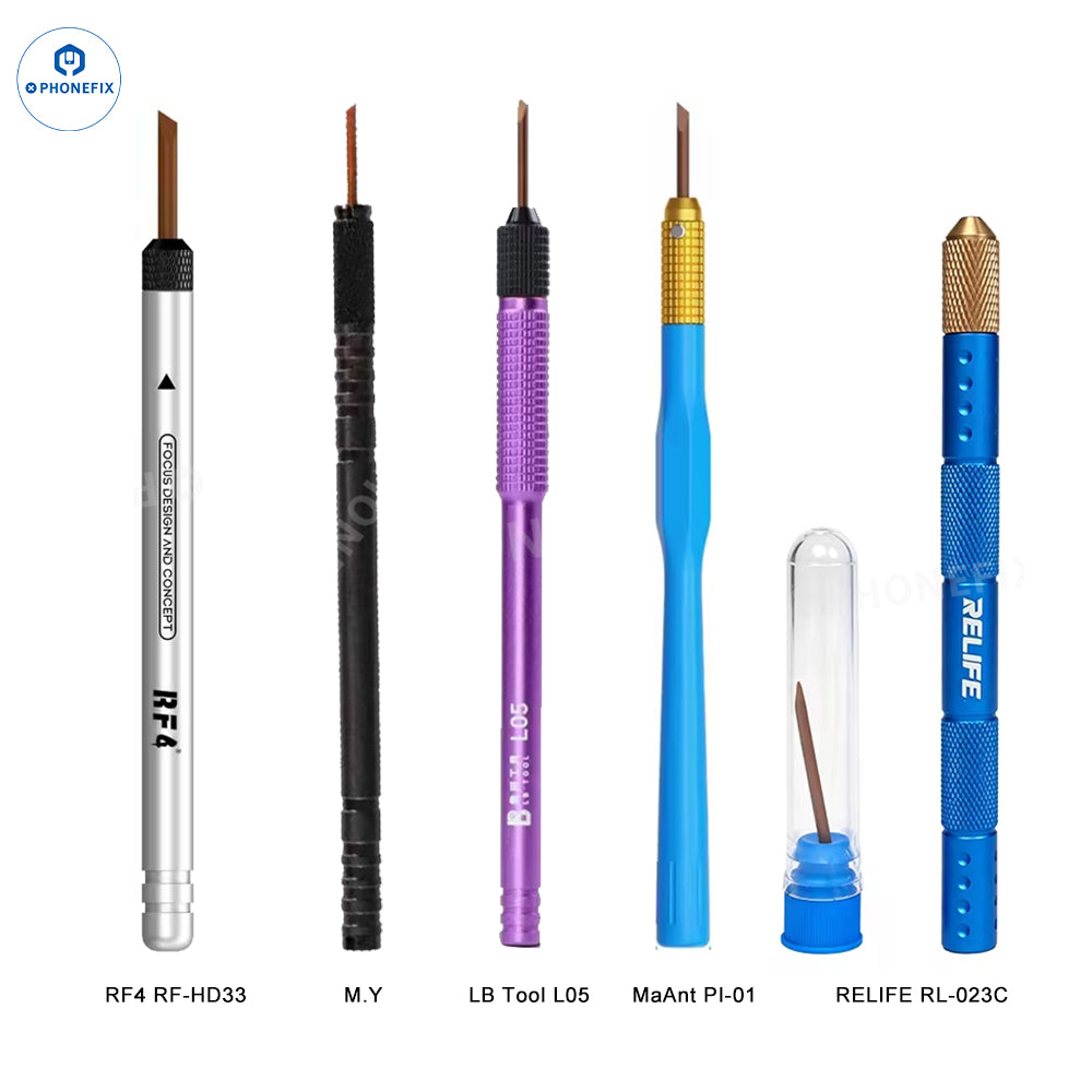 RF-HD33 LB-L05 RL-023C Angled Blade for CPU & PCB Glue Removal