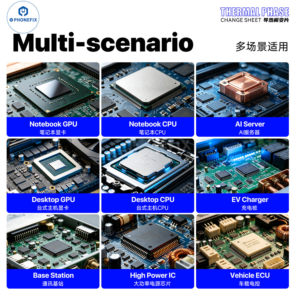MECHANIC 8.5W Thermal Phase-Change Pad for CPU GPU IC Cooling