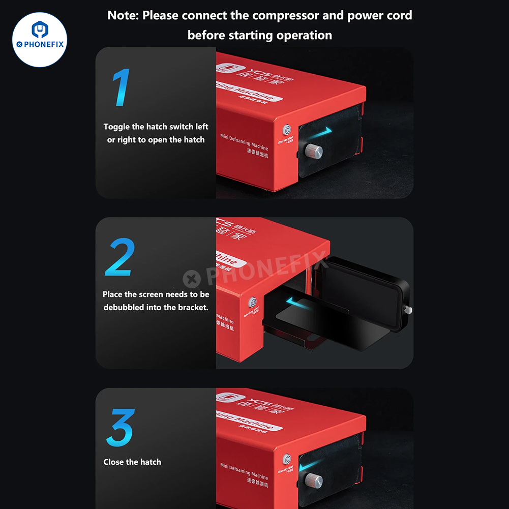 YCS Laminating Bubble Removal Phone Screen Refurbishment Machine