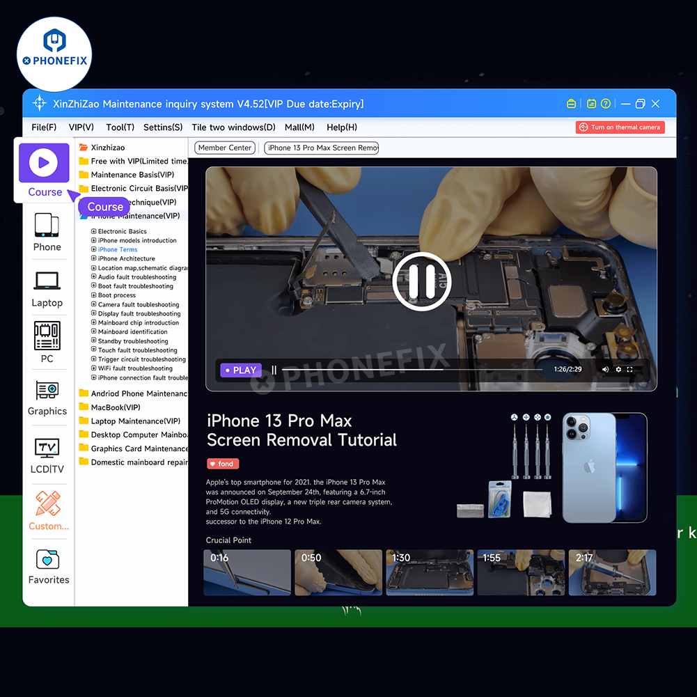 Online Drawing XZZ Schematic Diagrams Tool for Mobile Phone Repair