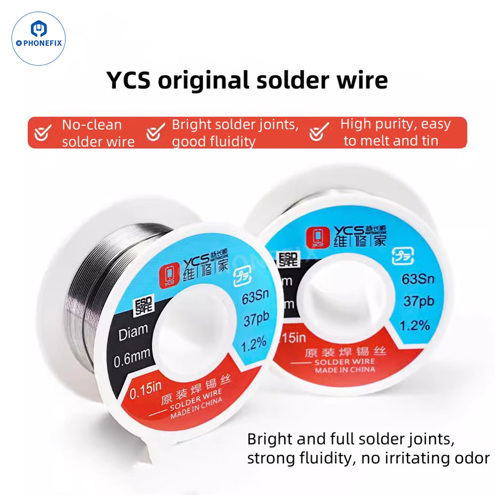 YCS 0.4mm 0.6mm Solder Wire for Phone Motherboard Repair