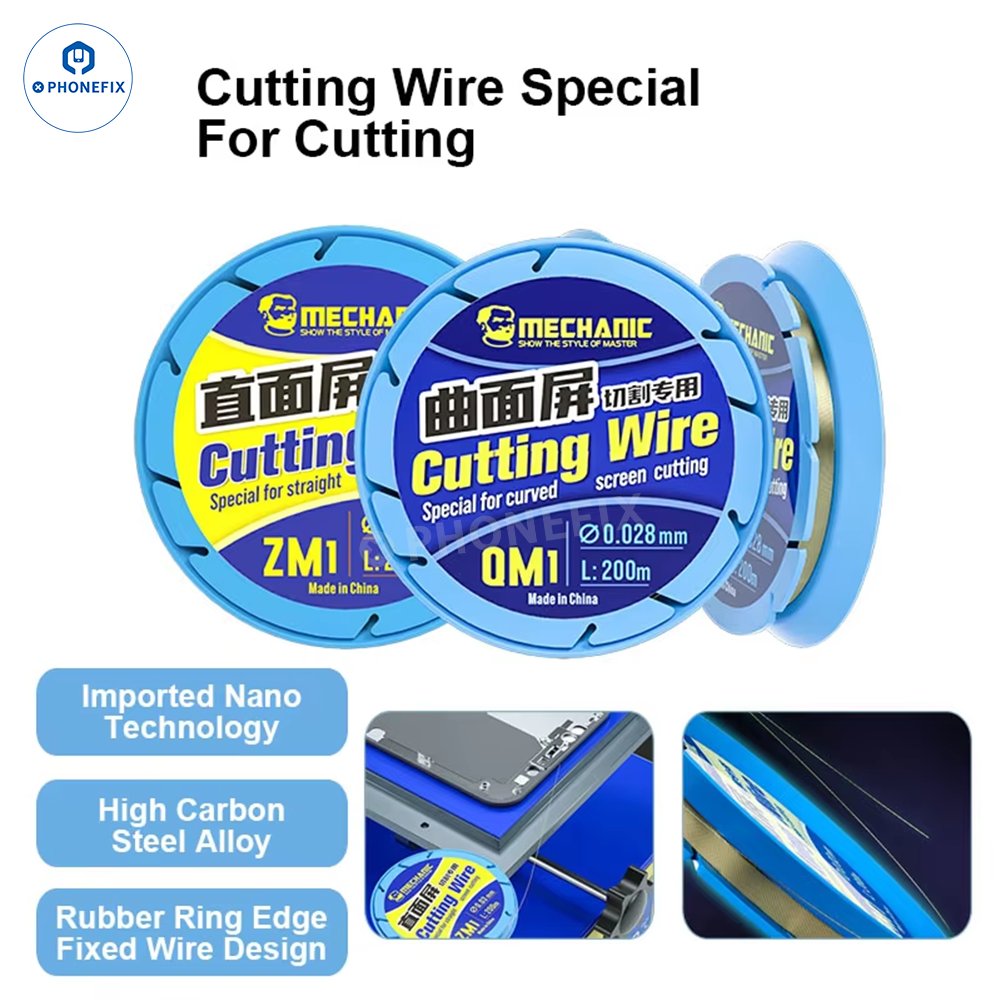 Phone Touch Screen Cutting Wire Curved LCD Screen Separating