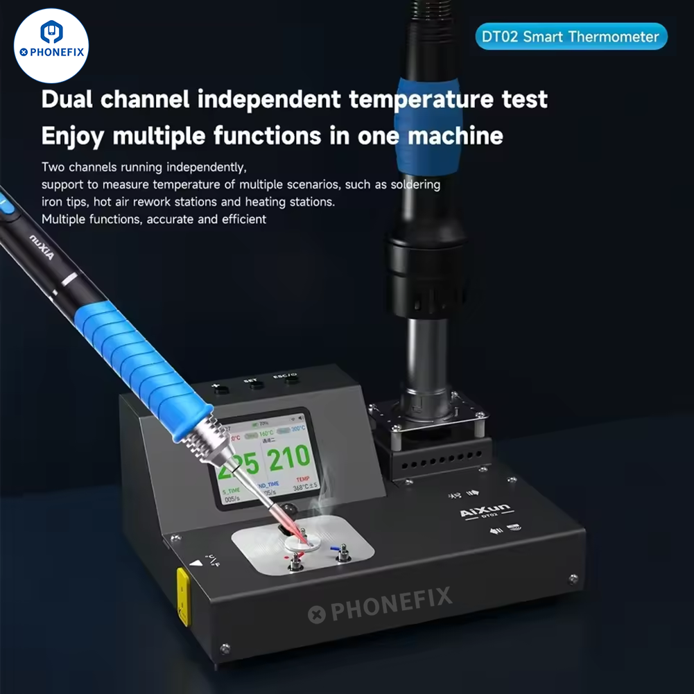 AiXun DT02 Smart Thermometer for Soldering Iron & Hot Air Gun