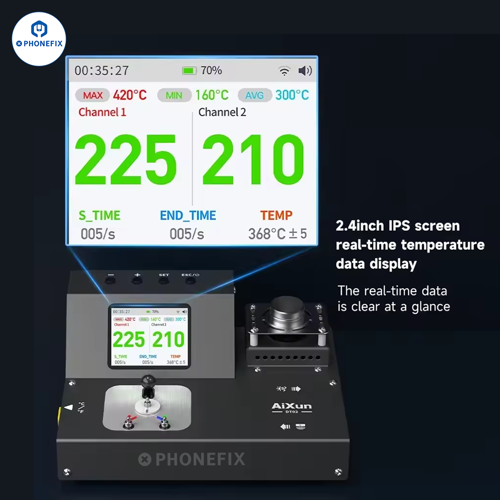 AiXun DT02 Smart Thermometer for Soldering Iron & Hot Air Gun