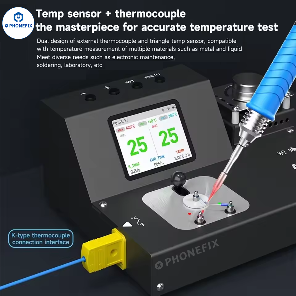 AiXun DT02 Smart Thermometer for Soldering Iron & Hot Air Gun