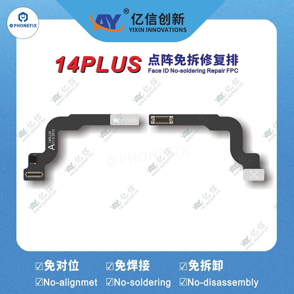A108 Programmer with iPhone 13-16 Pro Max Face ID Tag-on Repair Cable