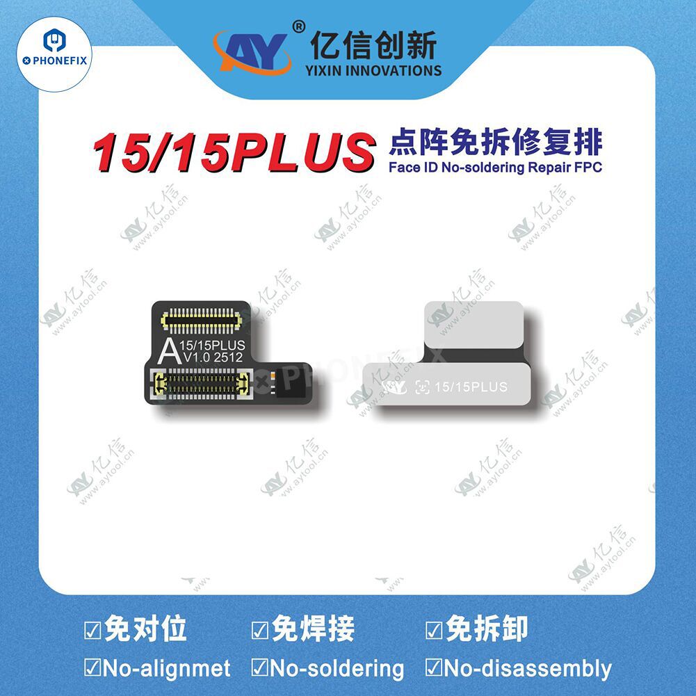 A108 Programmer with iPhone 13-16 Pro Max Face ID Tag-on Repair Cable