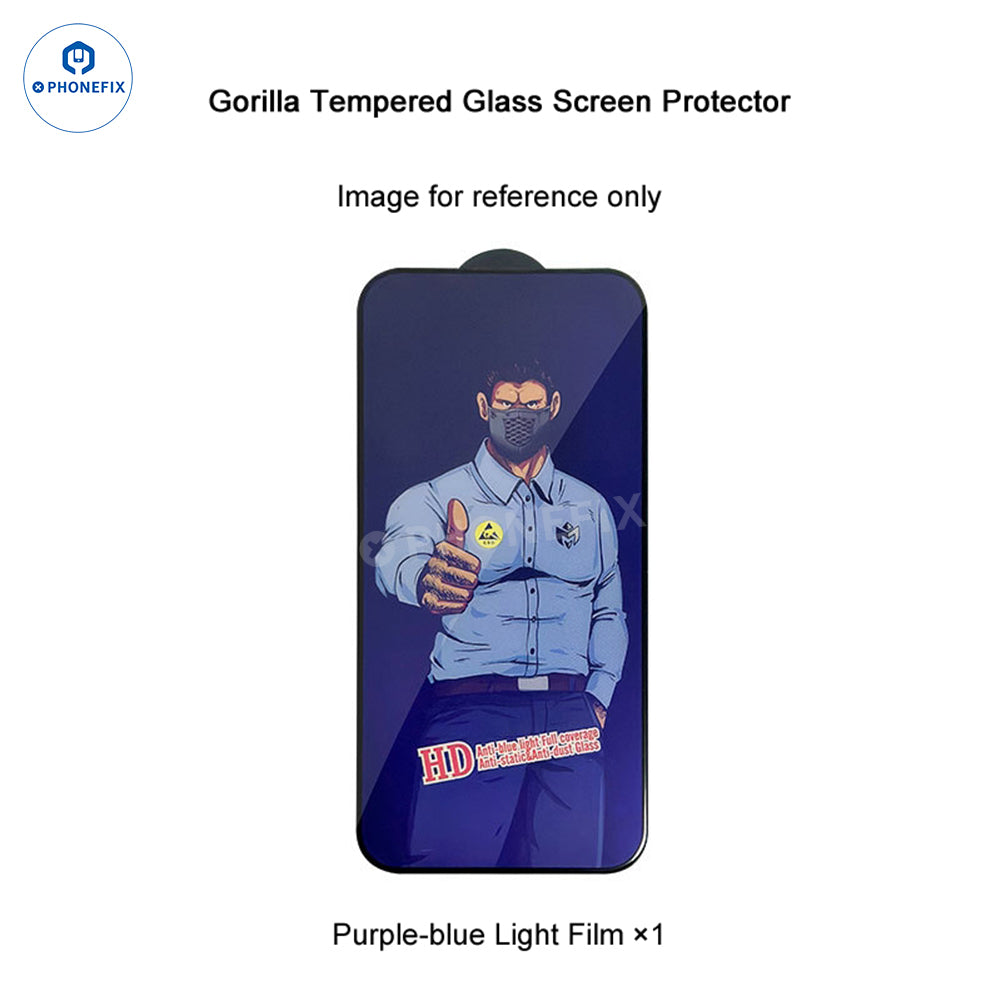 PHONEFIX iPhone 18 Pro Max screen protector film with HD privacy and blue light filtering for enhanced screen protection.