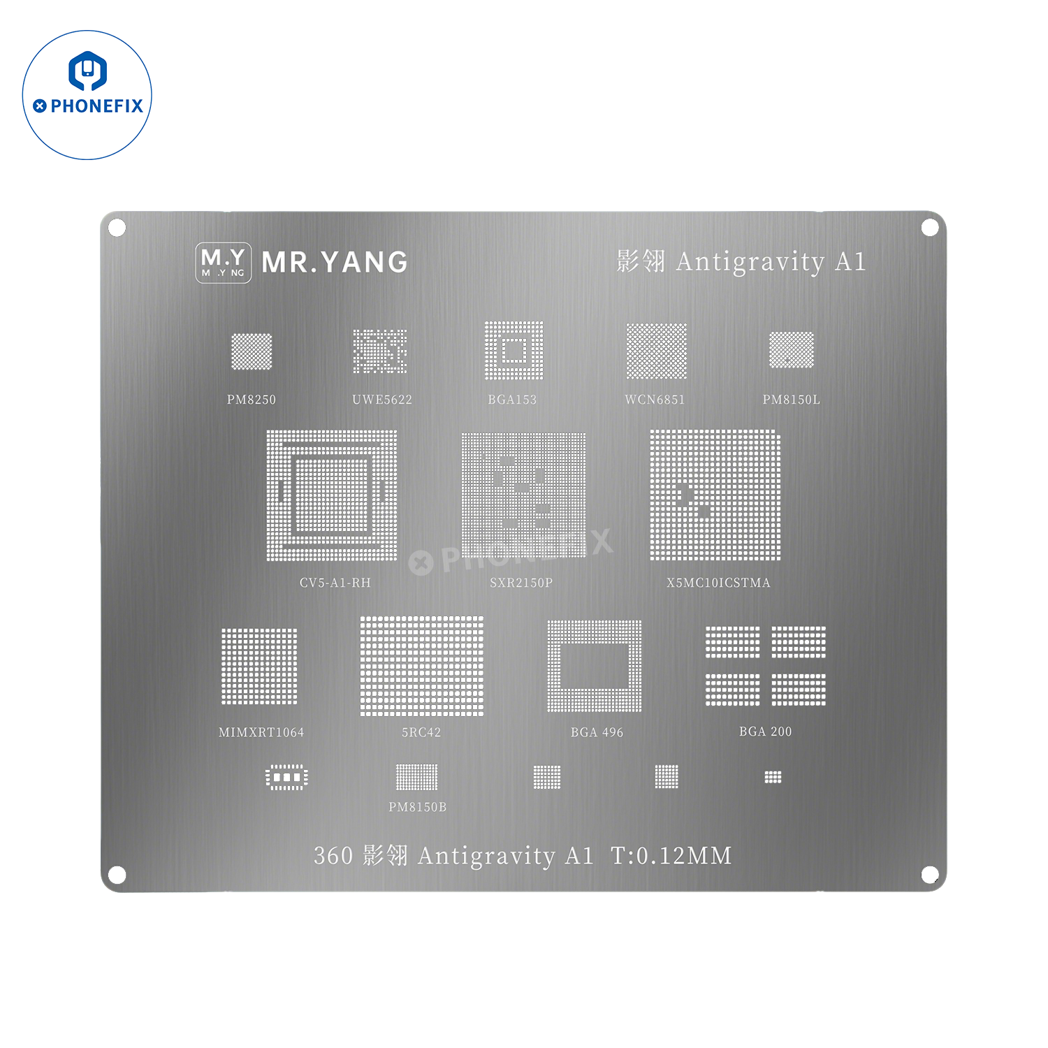 YCS M.Y Comprehensive Reballing Stencil for iPhone Drones Laptop
