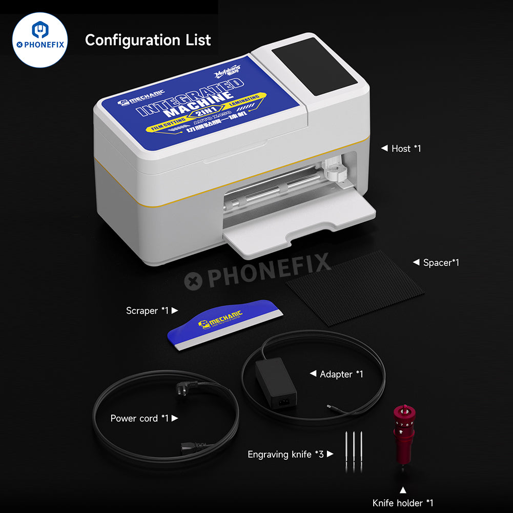 MECHANIC Auto X450 Screen Film Cutting Laminating Curing Machine