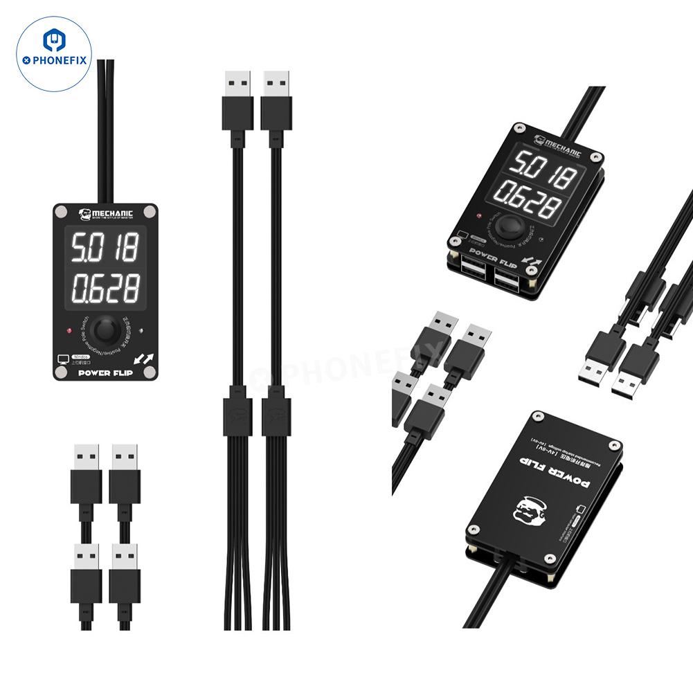 MECHANIC Power Flip Smart Boot Cable for iPhone 8-17 & Android