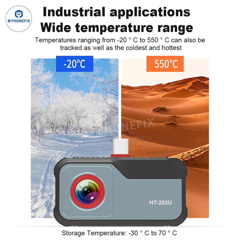 HT-203U Thermal Imager Camera for Mobile Phone PCB Troubleshoot