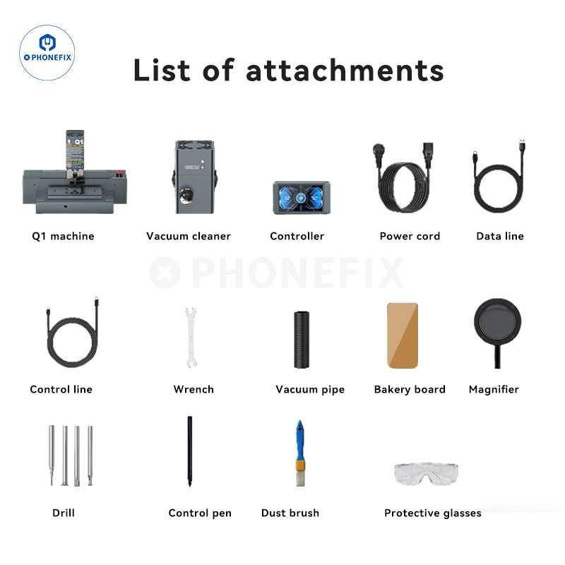 Xwitzeal Q1 CNC Grinder Phone Camera PCB Chip Grinding Machine - CHINA PHONEFIX SHOP Team
