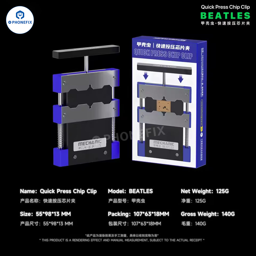 MECHANIC BEATLES Quick Press Chip Clip – BGA IC Soldering Fixture