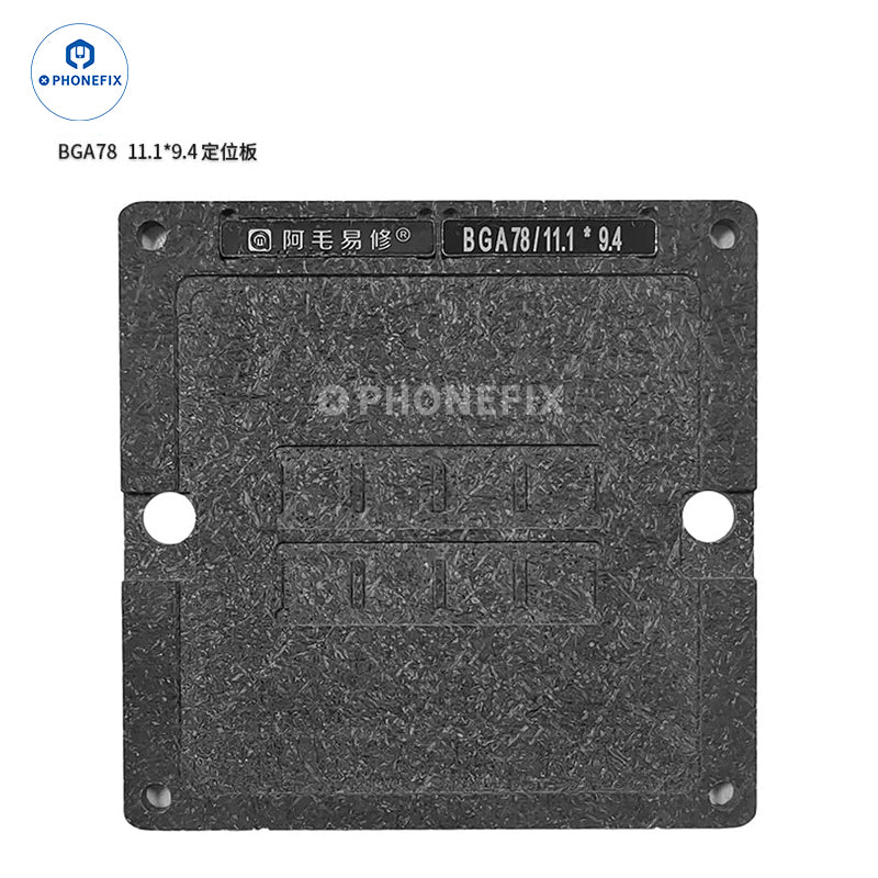 Plantilla de reballing AMAOE BGA78/178 para reparación de memoria flash de MacBook