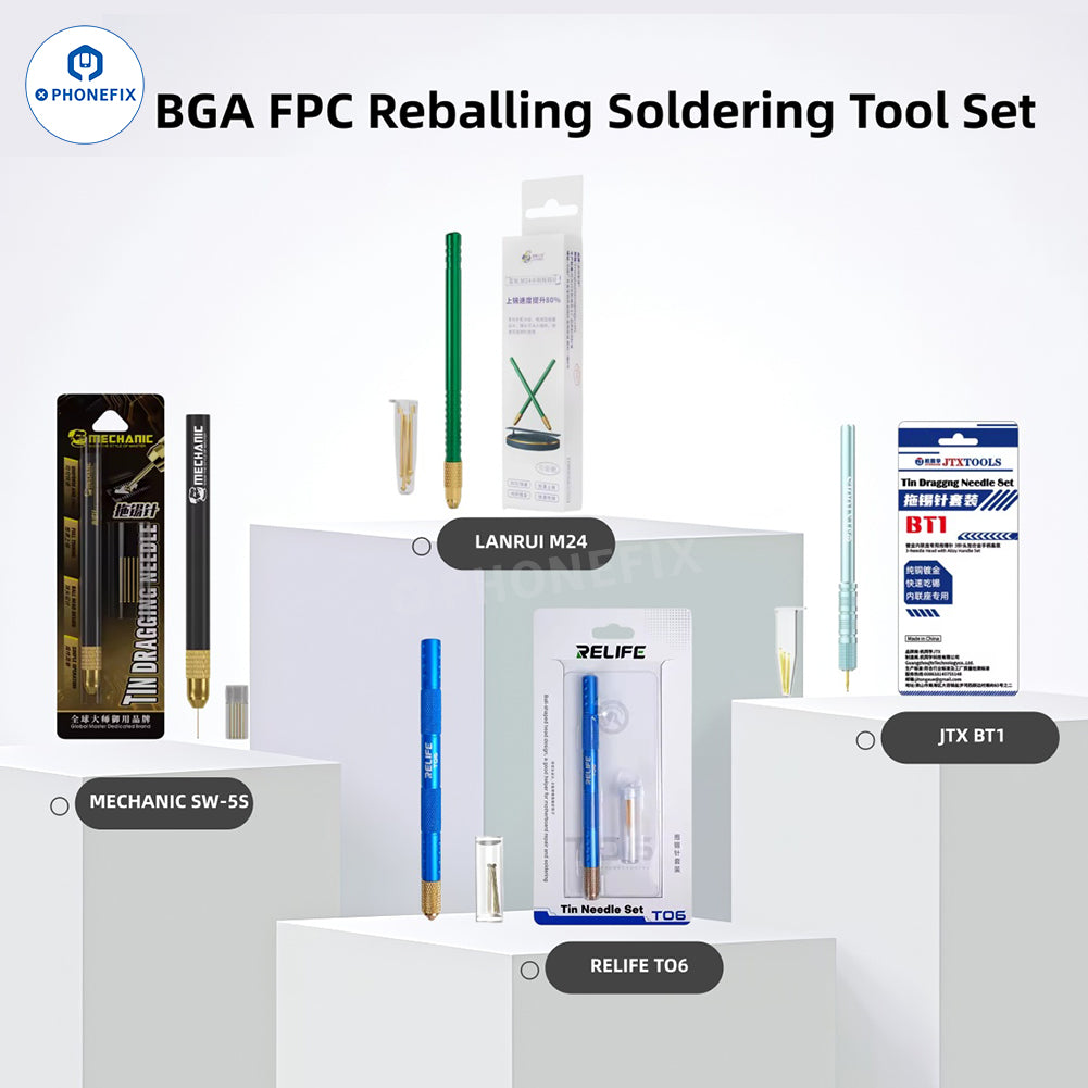 Tin Dragging Needle set for Phone FPC Connector Desoldering Repair