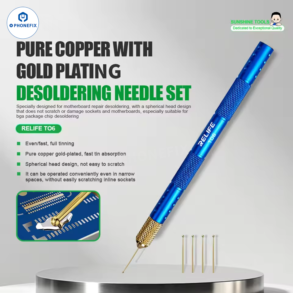 Tin Dragging Needle set for Phone FPC Connector Desoldering Repair