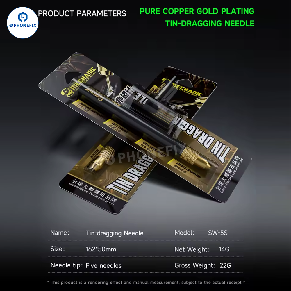Tin Dragging Needle set for Phone FPC Connector Desoldering Repair