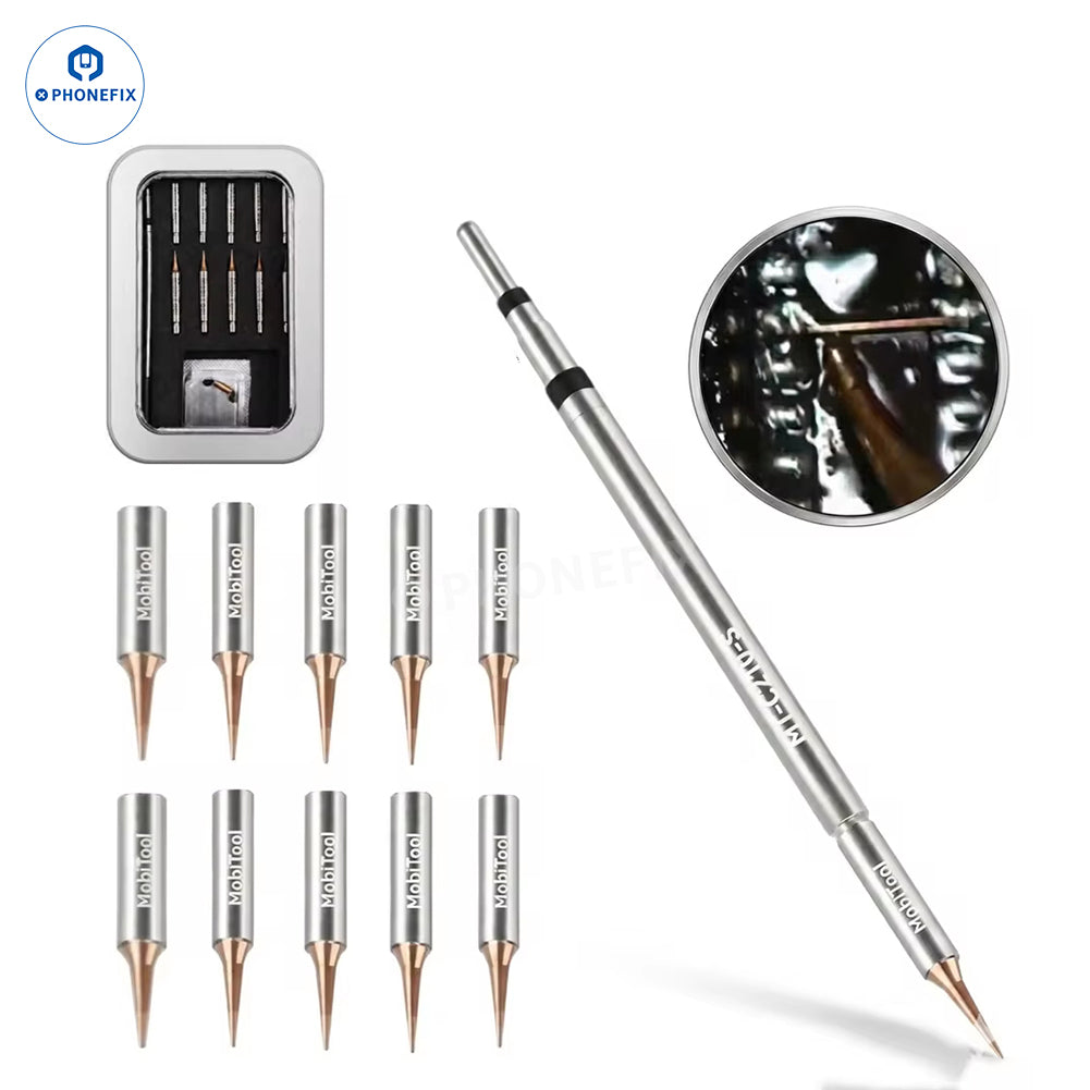C210 Replaceable Iron Tip Set for Phone Jumper Wire Soldering Repair