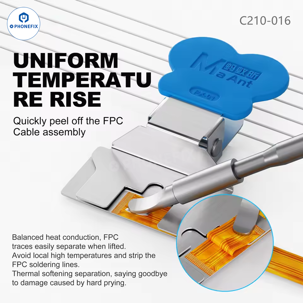 C210 Flat/Curved Soldering Tip for Phone Screen IC/FPC Cable Repair