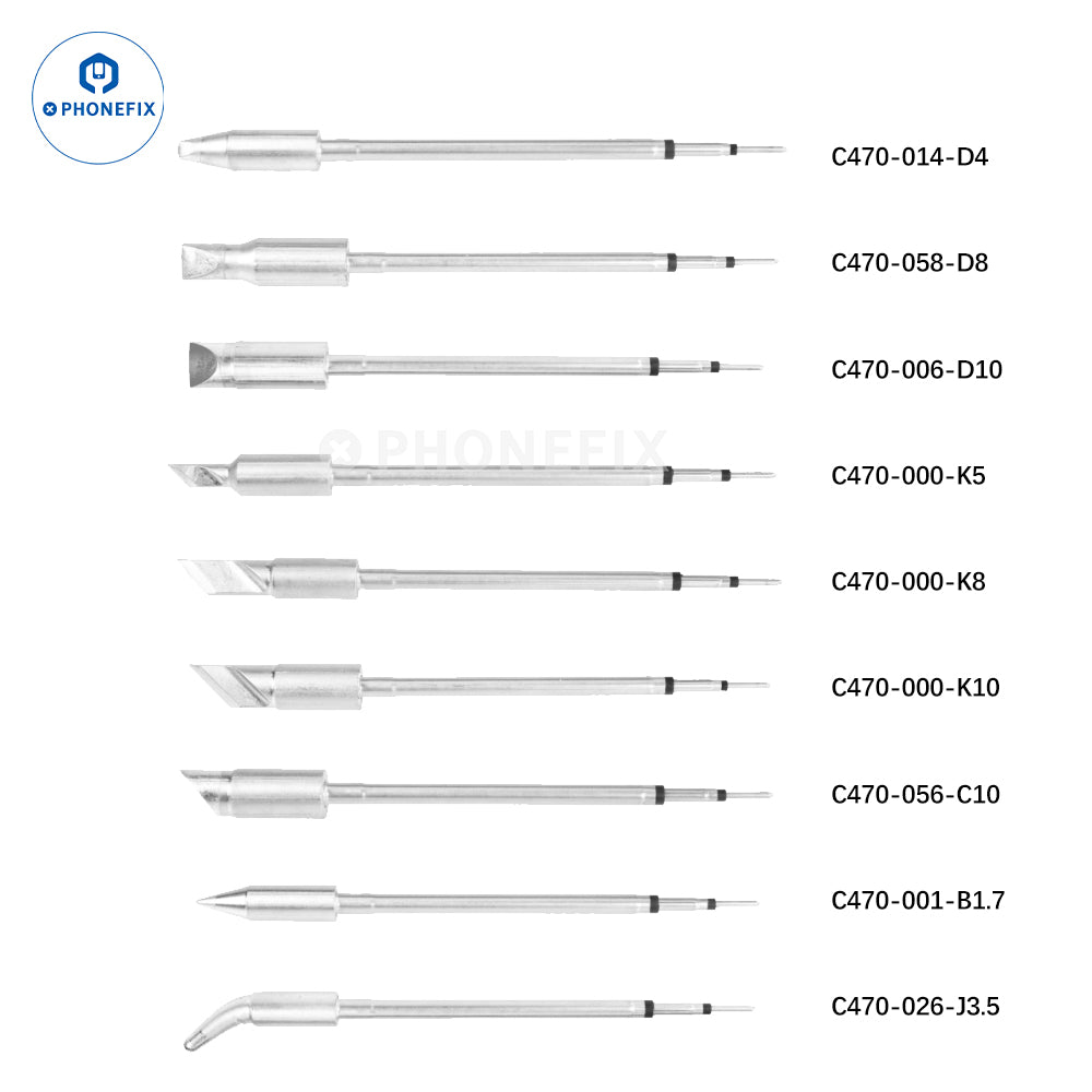 JBC C470 Soldering Iron Tips - CHINA PHONEFIX SHOP Team