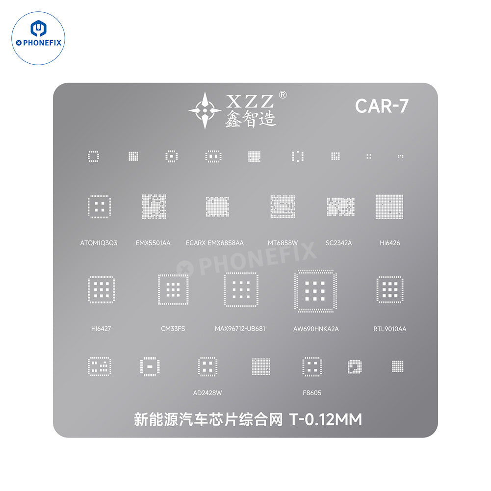 XZZ CAR Series BGA Reballing Stencil for Tesla & Electric Vehicles