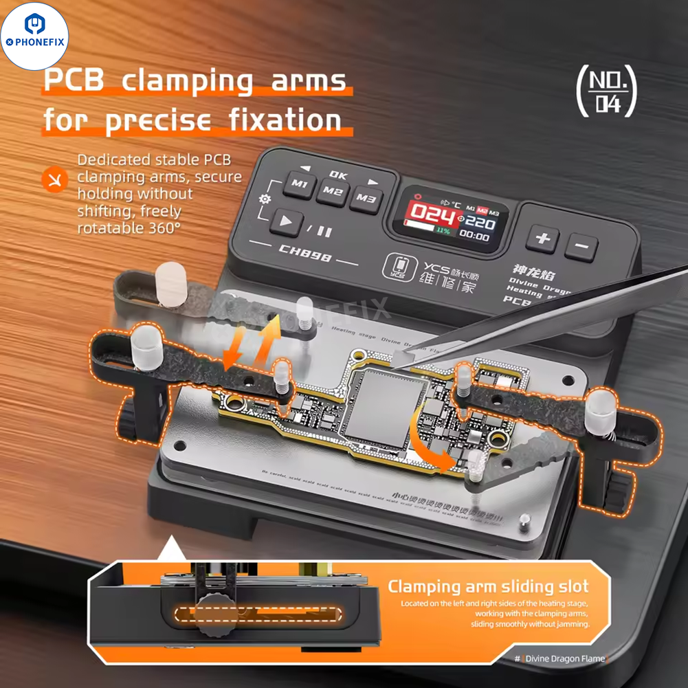 YCS CH898 Divine Dragon Flame Heating Station for Phone PCB Repair