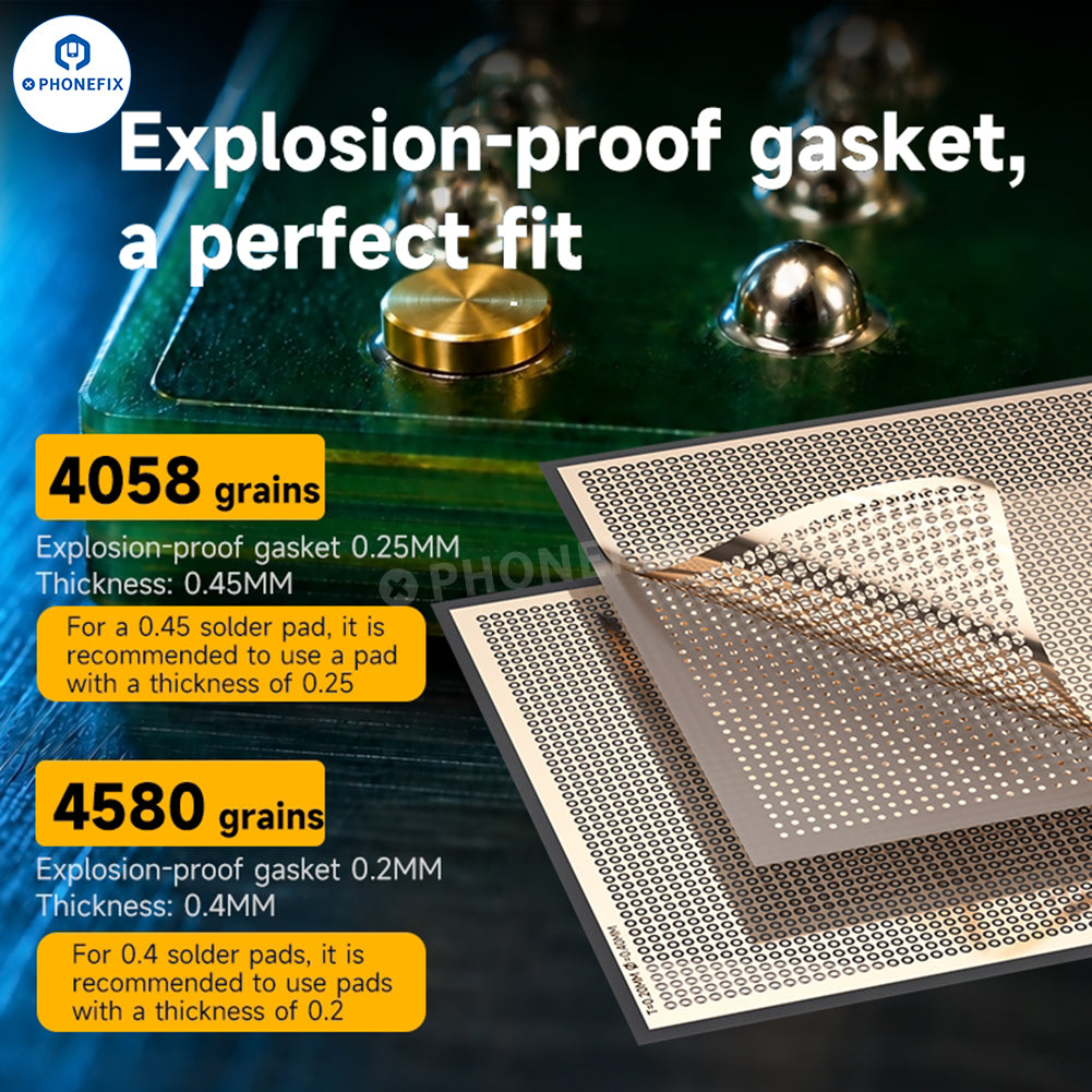 XZZ CPU GPU Welding Pads & Explosion-Proof Gaskets for PC Repair