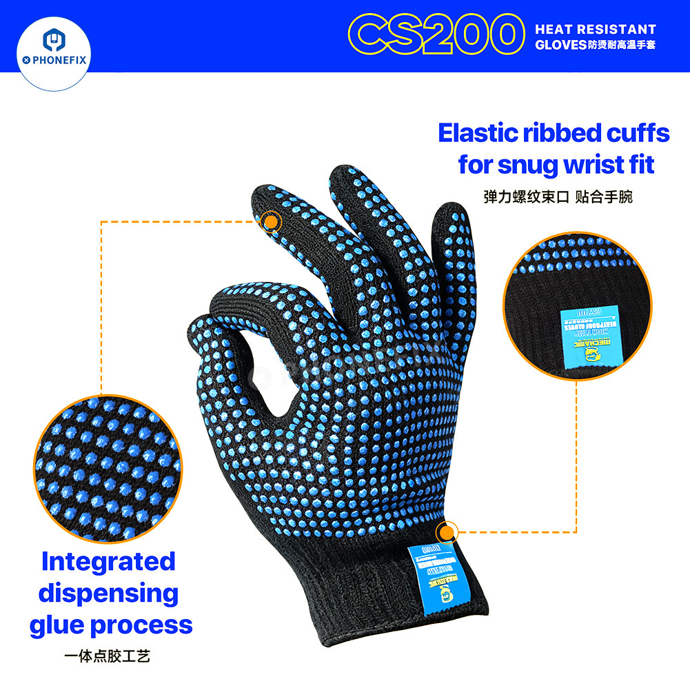 MECHANIC Anti-Static Heat Resistant Gloves for Phone Repair