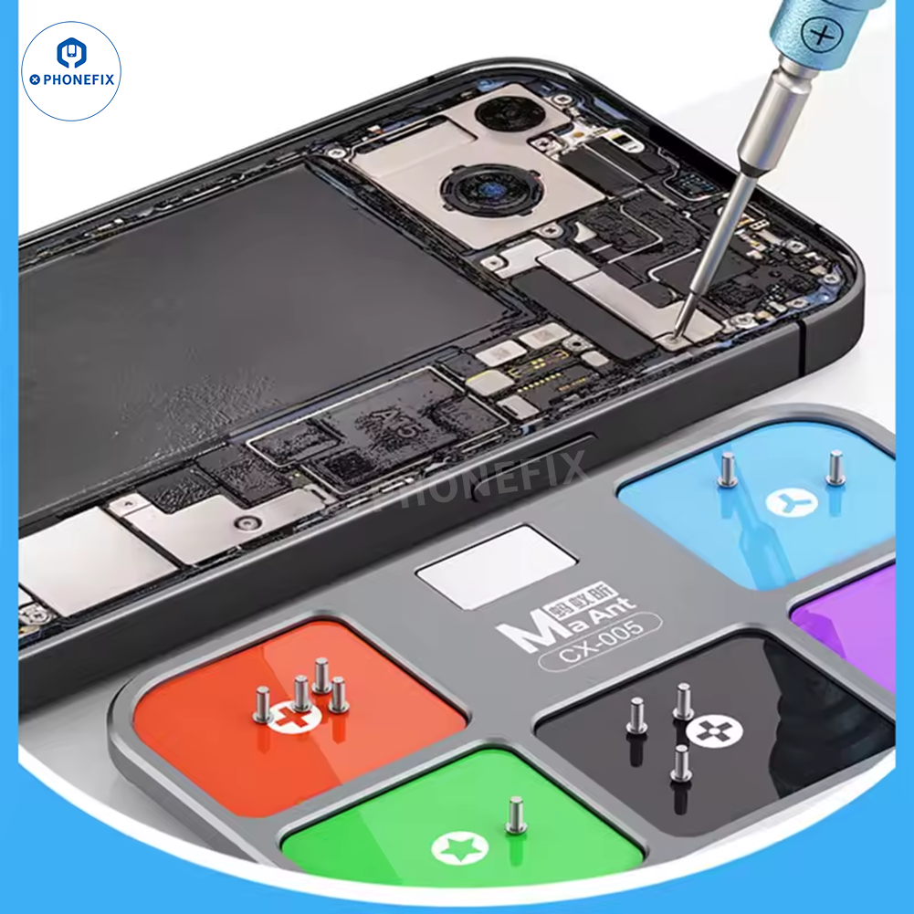 Aluminum Alloy Screw Magnetic Storage Tray Mat for Phone Repair