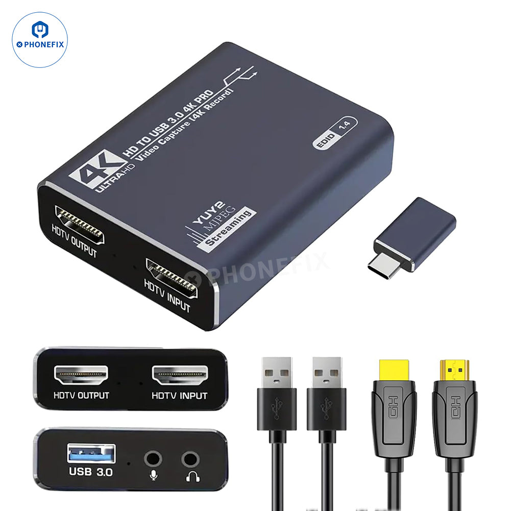 4K audio video 1080P karta pro zachycení živého streamování