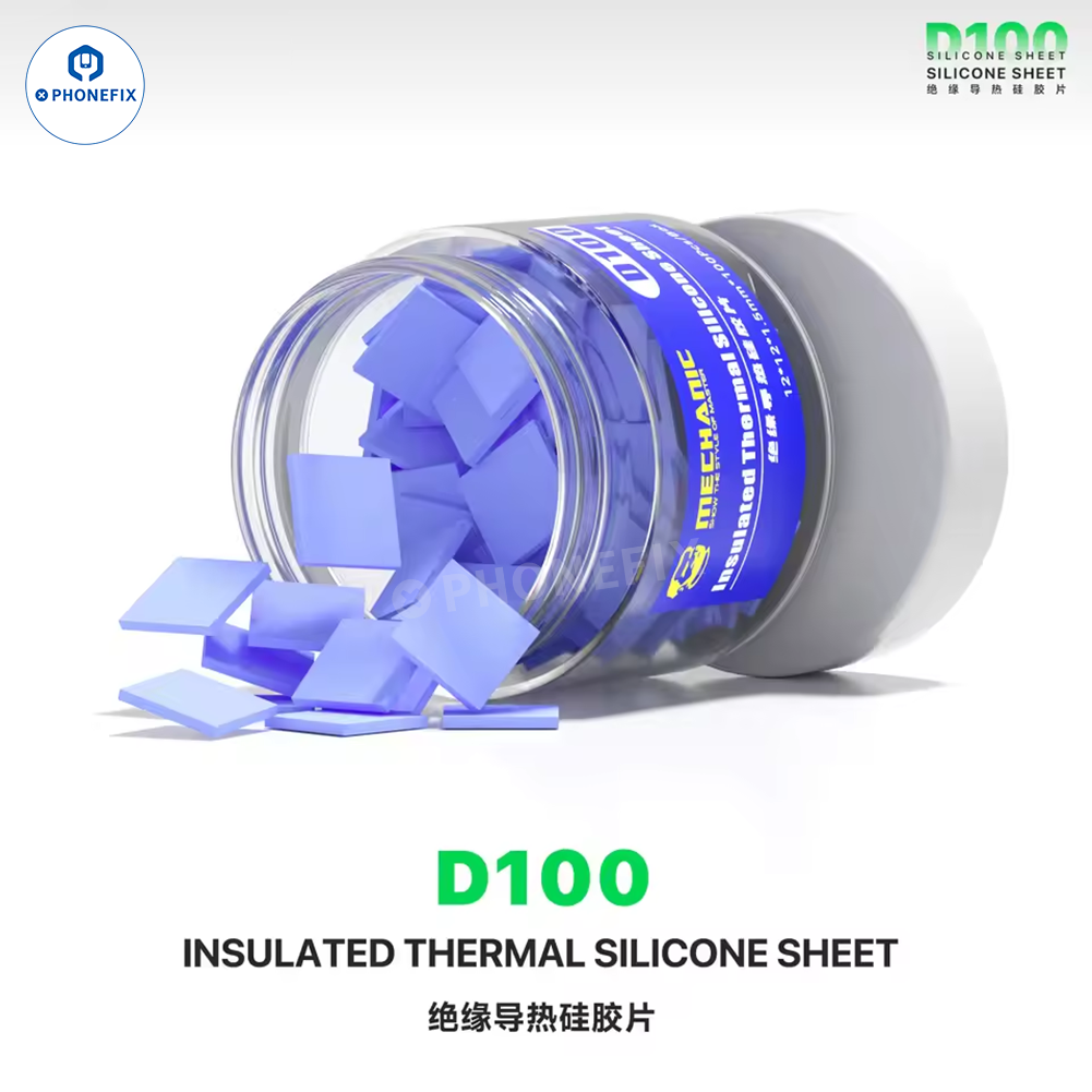 Pre-Cut Thermal Silicone Pads 12x12x1.5mm 100Pcs/Box For Soldering - CHINA PHONEFIX SHOP Team