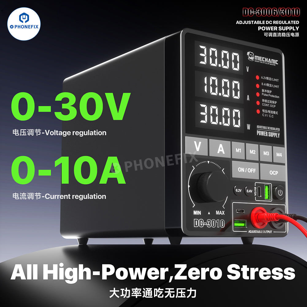 MECHANIC DC-3006 DC-3010 30V 10A/6A DC Power Supply