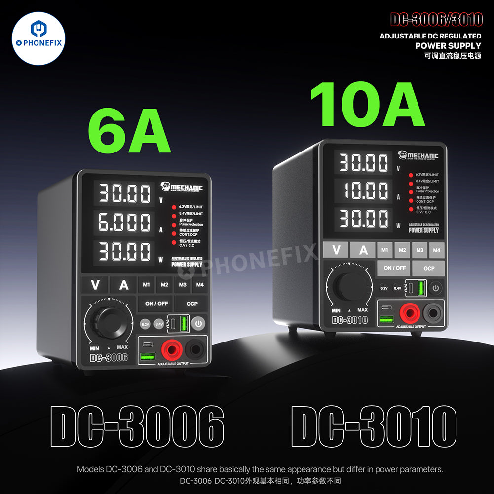 MECHANIC DC-3006 DC-3010 30V 10A/6A DC Power Supply