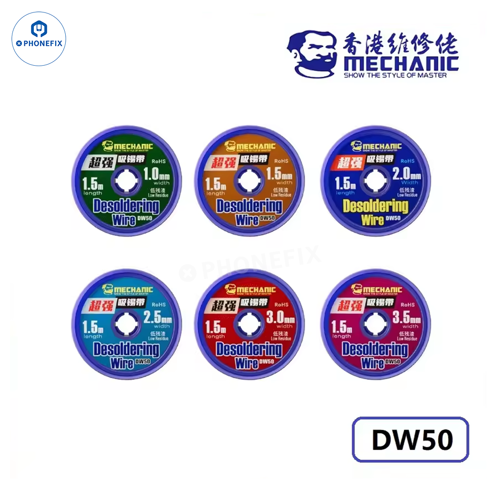 MECHANIC R300 DW50 Solder Wick Remover Desoldering Wire