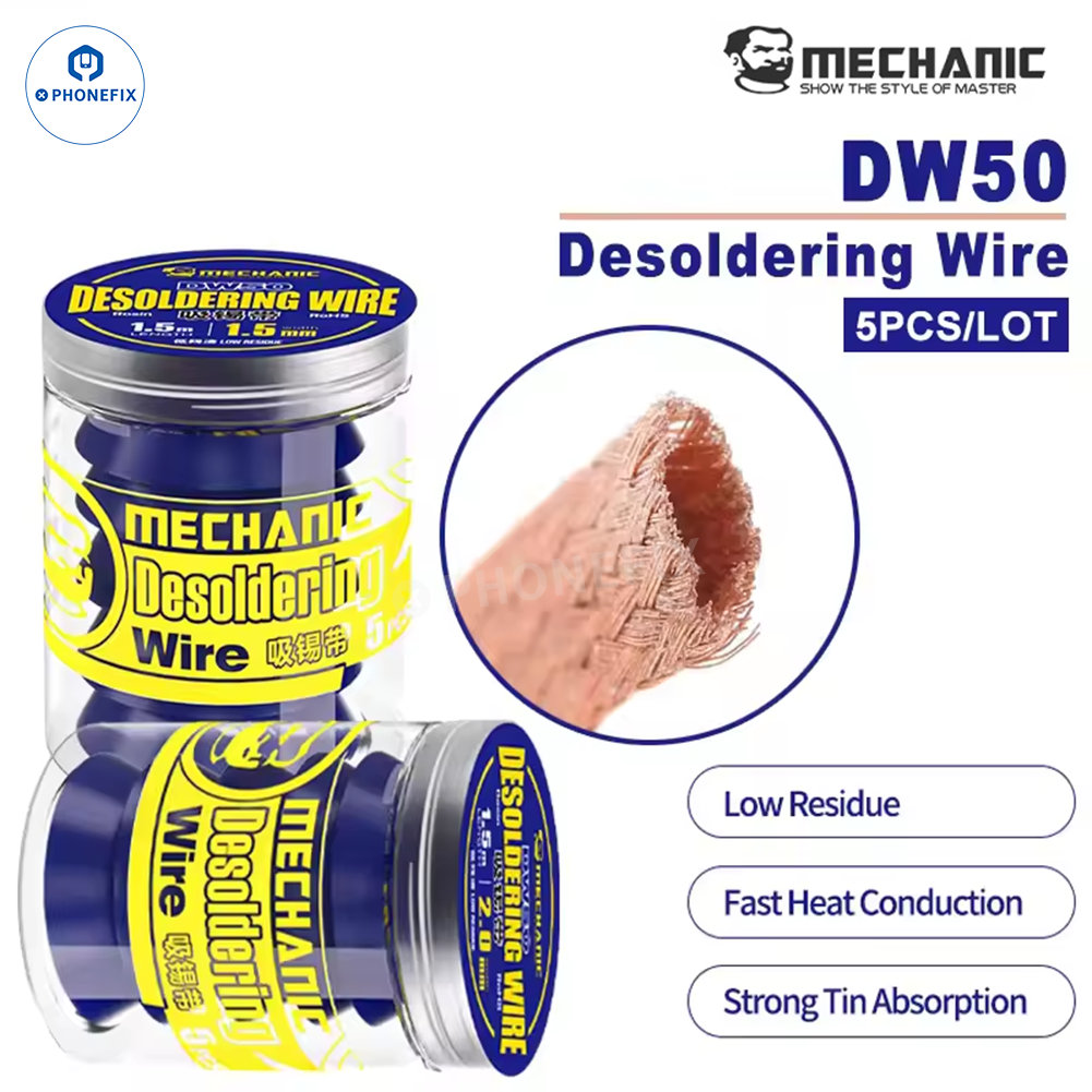 MECHANIC R300 DW50 Solder Wick Remover Desoldering Wire