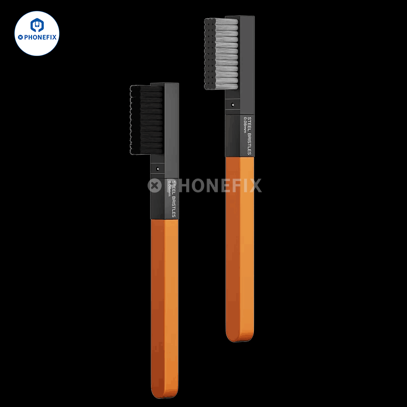 WYLIE 2 IN 1 Aluminum Alloy Steel Brush PCB Chips Cleaning Repair