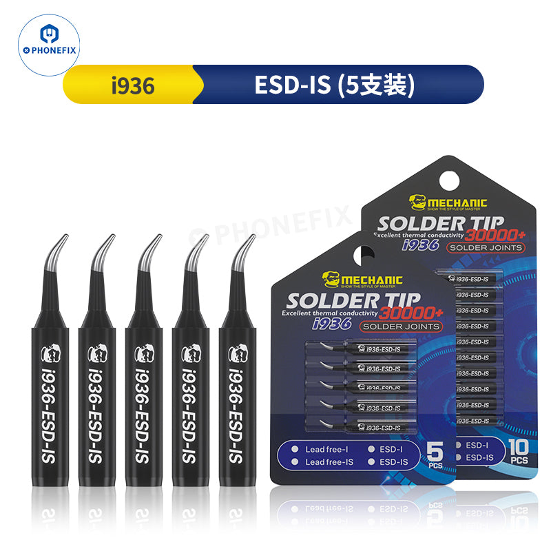 MECHANIC i936 Soldering Iron Tip Lead-free ESD I IS Head