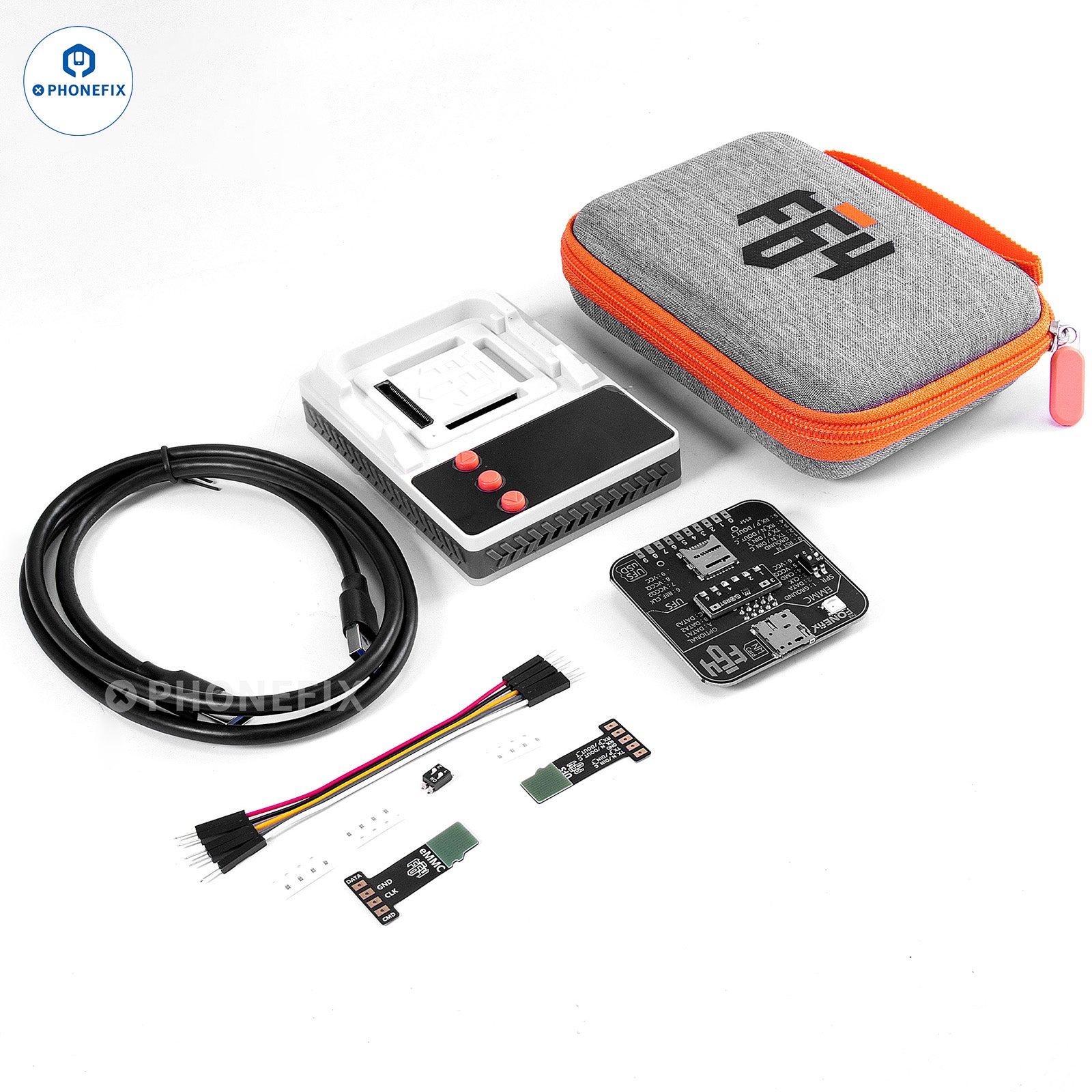 Flash F64 Ultra NAND Programmer for UFS eMMC MicroSD Nano Memory Card - CHINA PHONEFIX SHOP Team