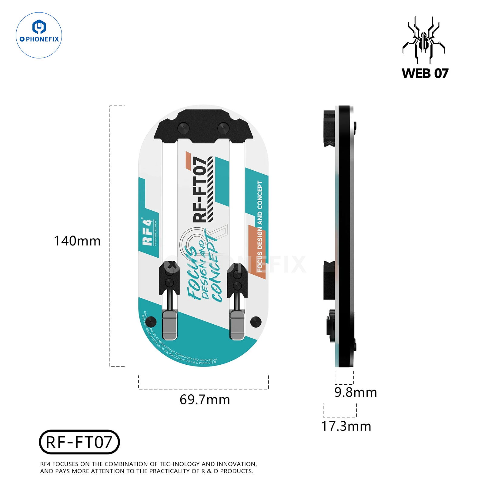 RF4 Universal Phone Motherboard Fixture CPU IC Soldering Clamp