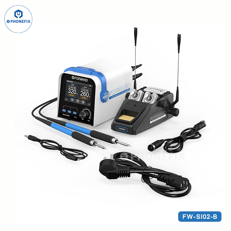 FORWARD FW-SI01 SI02 Dual-Handle Soldering Station C210 C245 - CHINA PHONEFIX SHOP Team